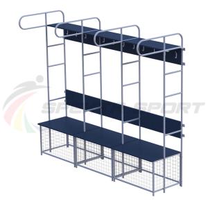 Купить Индивидуальное место хоккеиста ширина 580 мм. (3-х секционный) в Кеми 