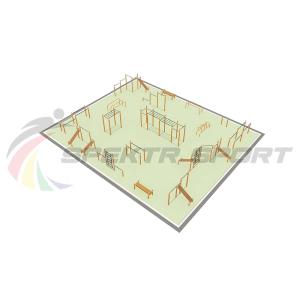 Купить Парковая площадка для Воркаут и WRK 3_76mm в Кеми 